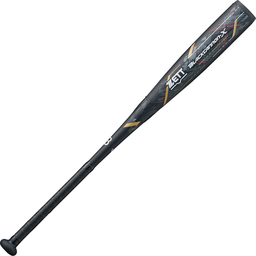 一般軟式バット FRP製 カーボン製 バット ブラックキャノンX(ten10) 84cm