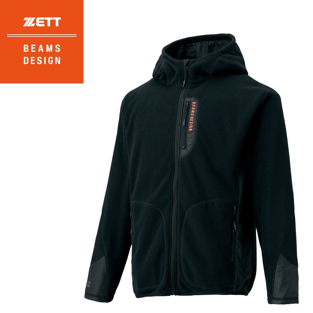 ZETT BEAMS DESIGN プロデュース フリースフードジャケット