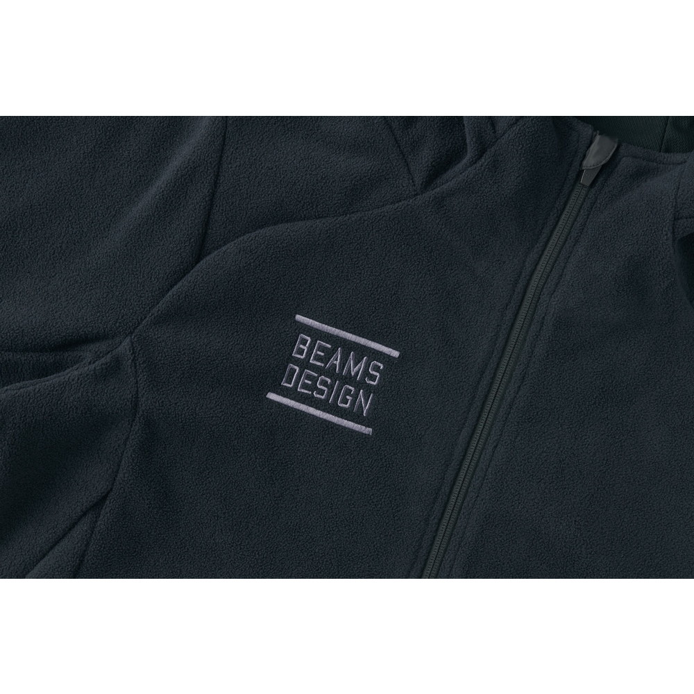 BEAMS DESIGN フリースジャケット フルジップフーディー