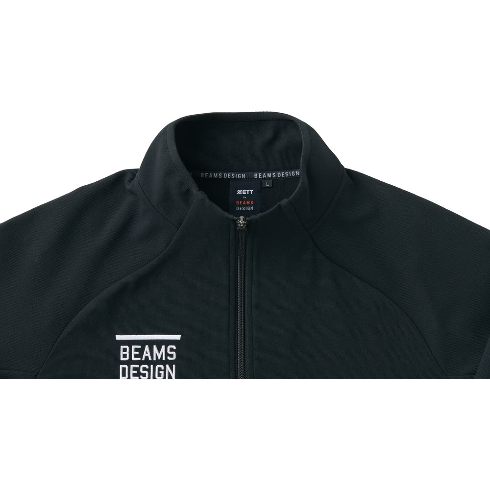 BEAMS DESIGN ハーフジップスウェット