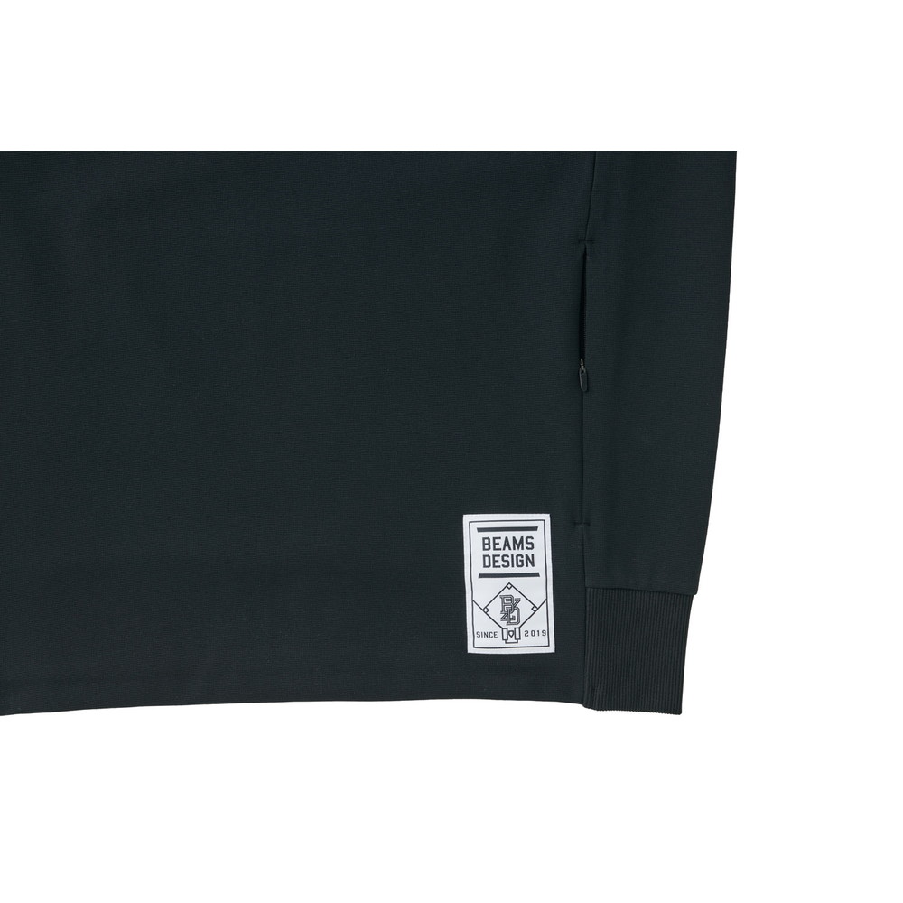BEAMS DESIGN ハーフジップスウェット