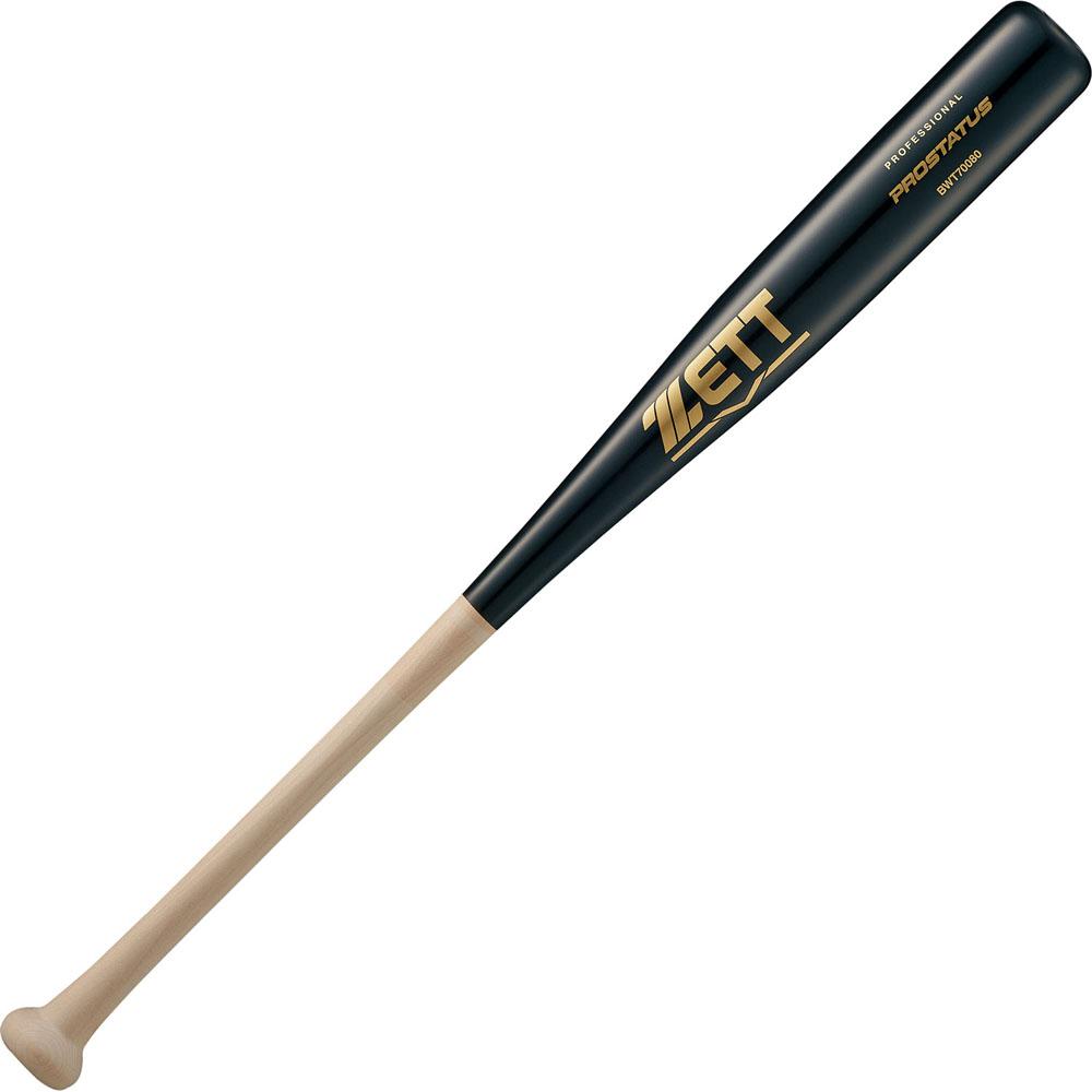 ZETT（ゼット）少年軟式用木製バット プロステイタス（BWT70280）（PROSTATUS 野球 ベースボール 軟式野球 子供用 ジュニア）